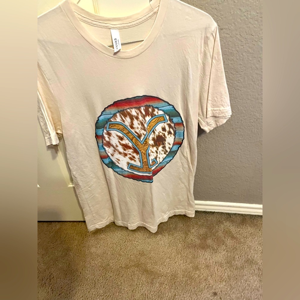 Cowprint Yellowstone Graphic T-Shirt